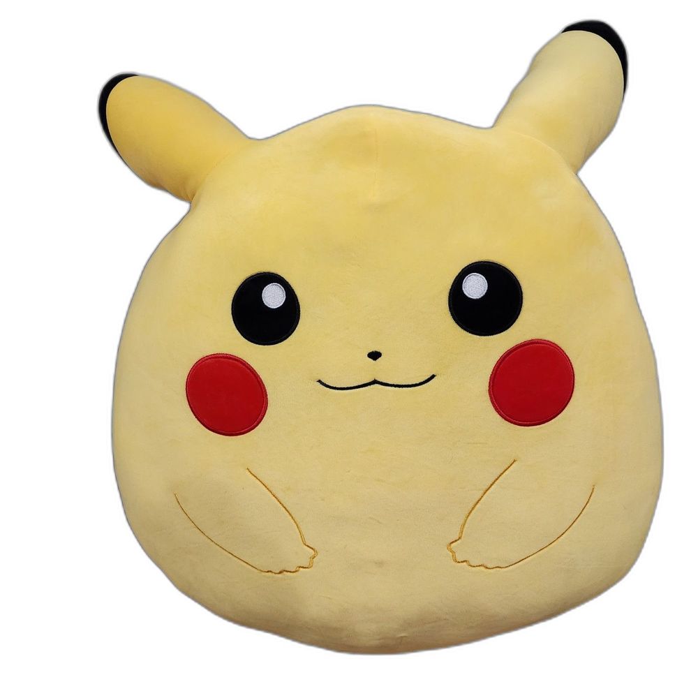 Kellytoy Squishmallow Pokemon Pikachu Not Winking 20"